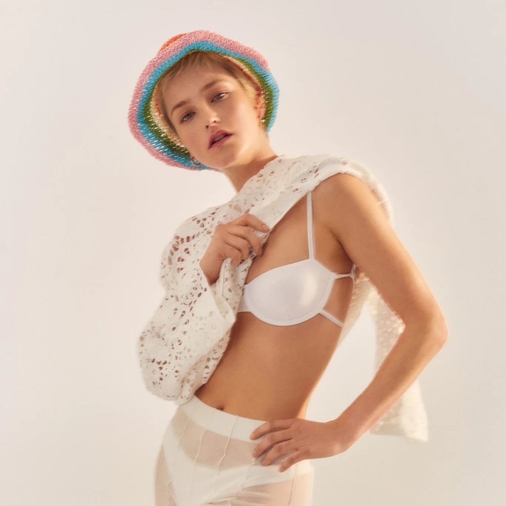Striped Raffia Hat - Picture 5 of 7